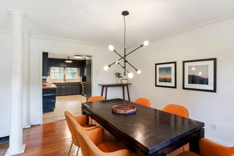 Plenty of room to seat six or more.