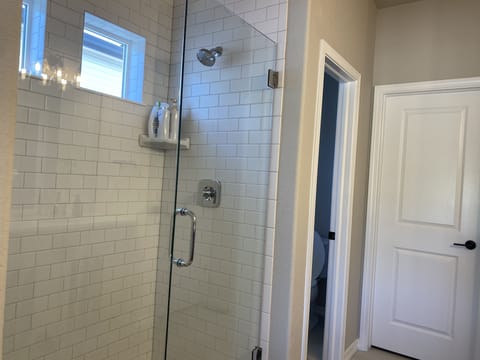 Shower in Master bedroom.