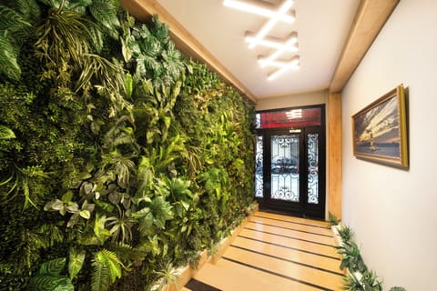 Interior entrance