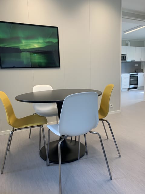 Shared fridge, microwave