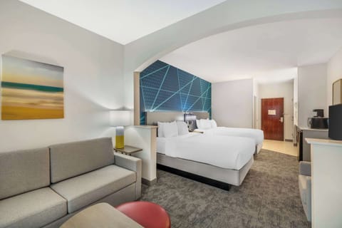 Suite, 2 Queen Beds, Non Smoking | Premium bedding, individually decorated, individually furnished, desk