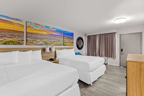 Room, 2 Queen Beds, Accessible, Non Smoking | Iron/ironing board, free cribs/infant beds, rollaway beds, free WiFi