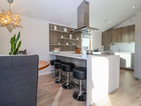 Fridge, dishwasher, electric kettle, toaster