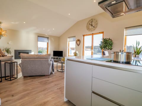 Fridge, dishwasher, electric kettle, toaster