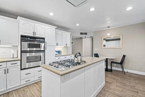 Use the double oven to make dinner and dessert at the same time