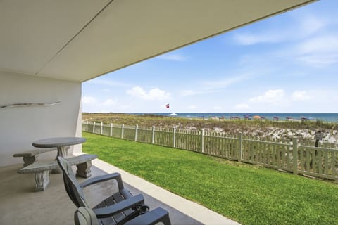 Ocean Breeze W 105- Step out to your private terrace with lush green lawn and uninterrupted ocean views, where the beach is just steps away and the soothing sound of waves becomes your soundtrack.