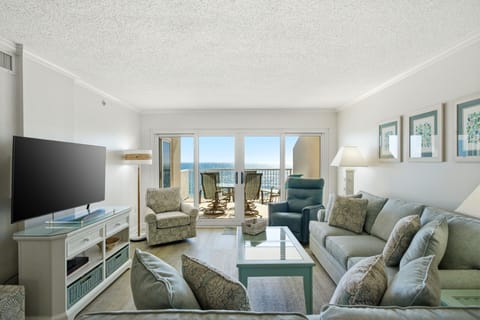 Sandy Key 821- View of Living Room & Balcony