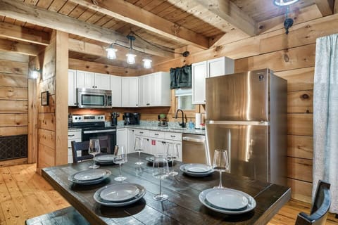 Enjoy meals at your dining table, set for your arrival.