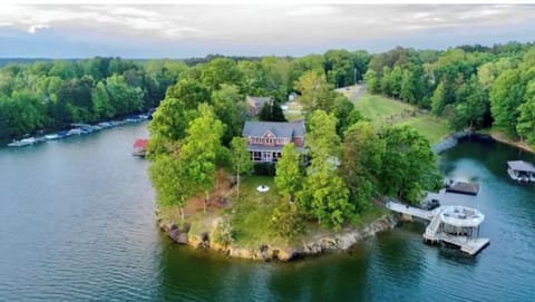 Lake Norman Waterfront-breathtaking views, double decker dock. 
6 beds/4 baths.