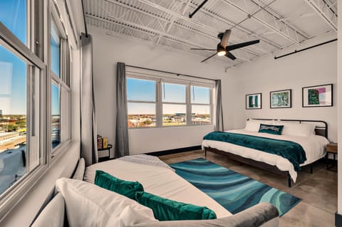 Enjoy unobstructed views of the Brazos river, Waco's suspension bridges, McLane stadium & the historic ALICO building.