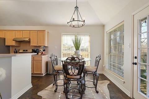 A breakfast nook for a quick bite to eat