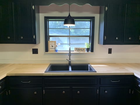 New butcher block countertops