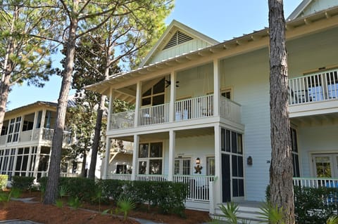 All the privacy and views of a second floor unit. 