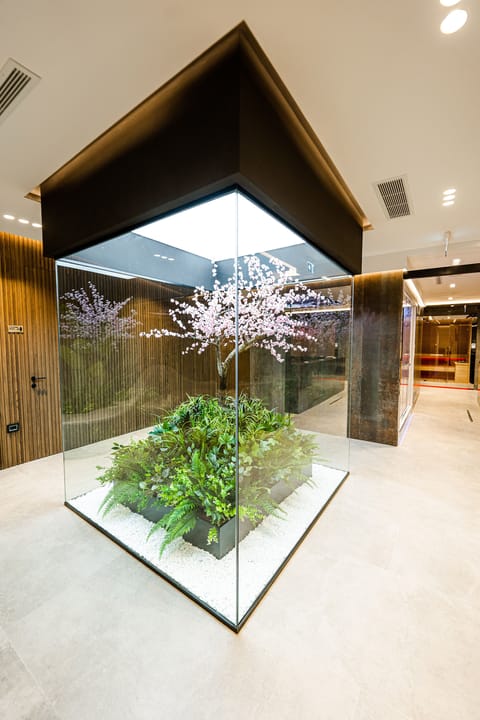 Sauna, hot tub, steam room, body treatments, facials, 1 treatment room