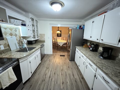 Kitchen to dining room.