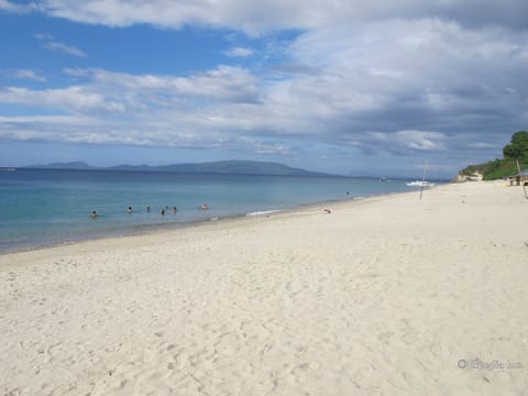 On the beach