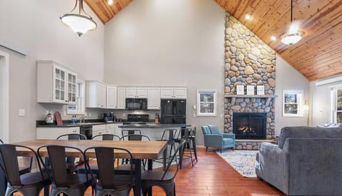 Step into the heart of the home, where the spacious dining and living room areas offer the perfect setting for both relaxation and gatherings