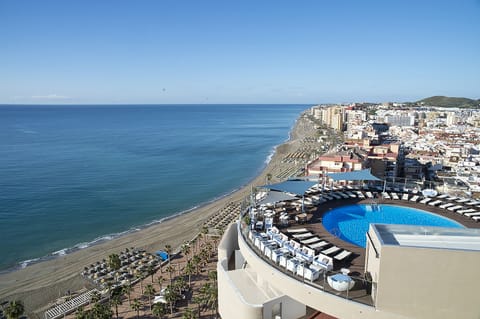 Outdoor pool, open 11:30 AM to 8:00 PM, sun loungers