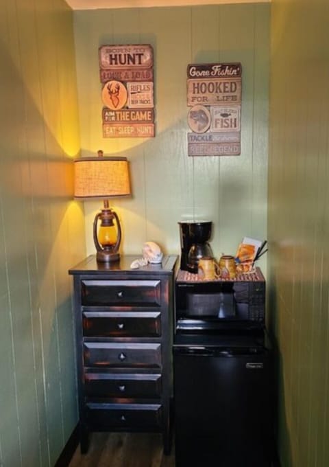 Microwave and refrigerator