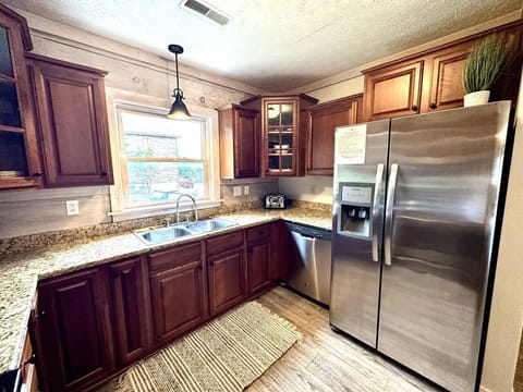 Two full-size fridges (one in kitchen and one on lower level) provide lots of space for your groceries