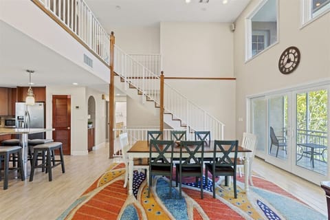Dining area adjacent to the kitchen.
