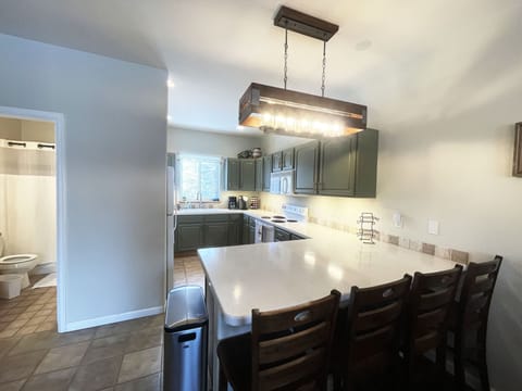 Newly refinished kitchen.
