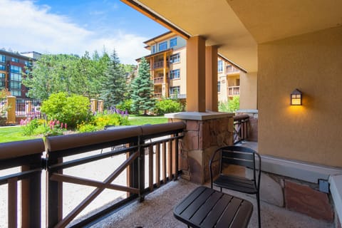 Patio seating during summer