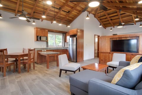 One Bedroom Beach House | Living area | 50-inch Smart TV with digital channels, TV