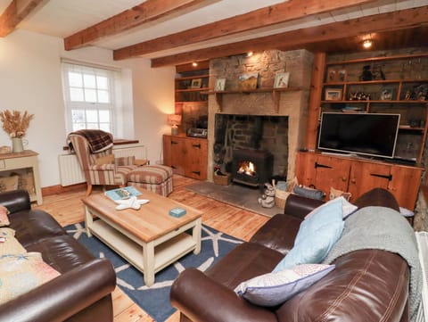 Cottage | Living area | Fireplace