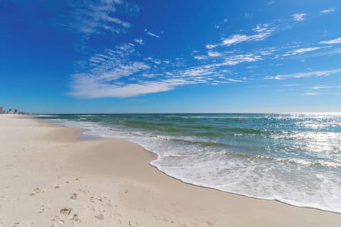 On the beach