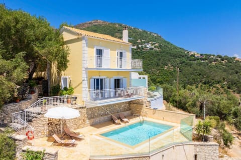 Beautiful villa with private pool and terrace with panoramic sea views