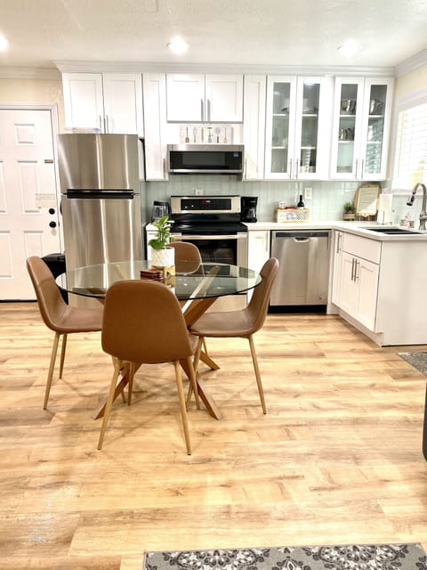 Kitchen and living area