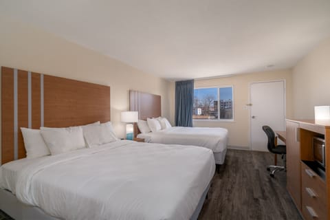 Superior Room, 2 Queen Beds, Balcony | Desk, laptop workspace, blackout drapes, WiFi (free)