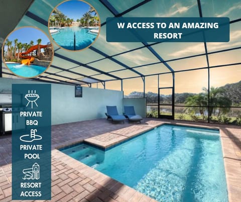 Stay at our 5-bedroom, 4.5 bathroom home with private pool!