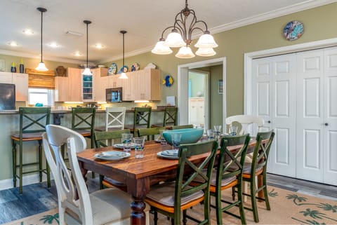 Blue Sky Breeze Dining Room Beach House