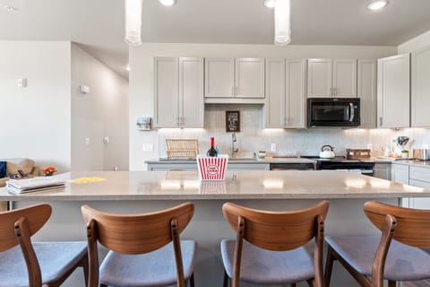 Fully stocked kitchen