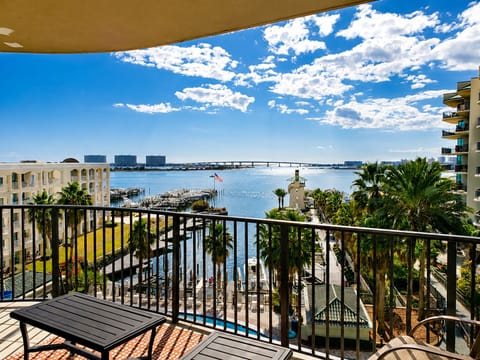 balcony view of the Orange beach Pass