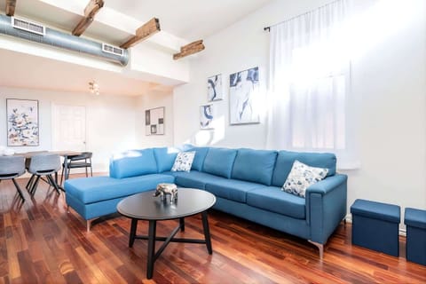 Comfortable sectional sofa to enjoy a night at home.