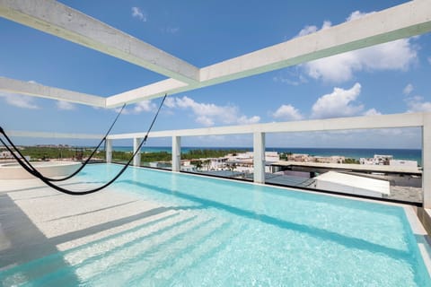 Rooftop pool