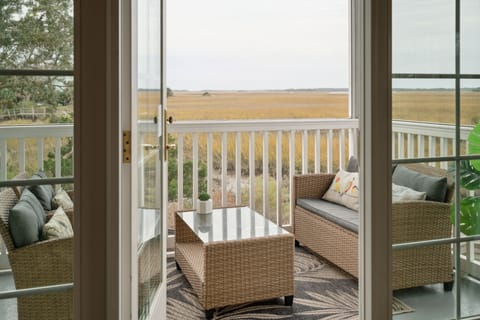 Screen Porch with Marsh Views