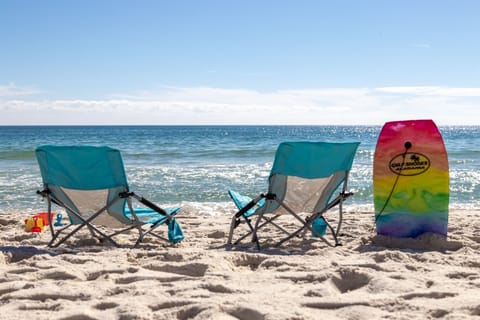 Beach gear is included, so you can pack light and head straight to the water. No hauling, no renting, no stress — just a perfect family beach day from the moment you arrive.