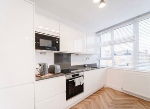 Basic Apartment | Private kitchen | Full-size fridge