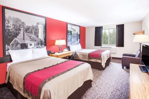 In-room safe, blackout drapes, travel crib, WiFi