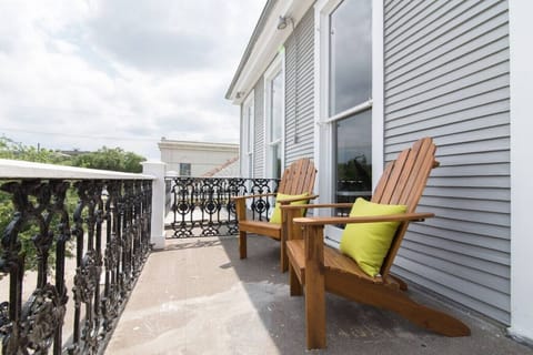 Outside seating area.