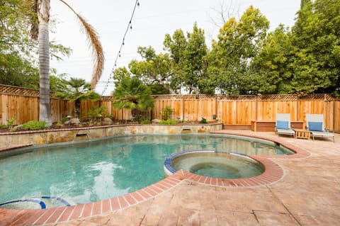 Hot Tub and Lounge Chairs