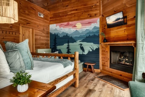 Themed bed rooms- Blue Heron room