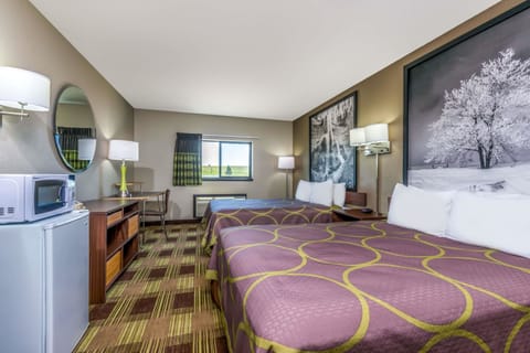 Room, 2 Queen Beds, Non Smoking | Desk, iron/ironing board, free cribs/infant beds, rollaway beds