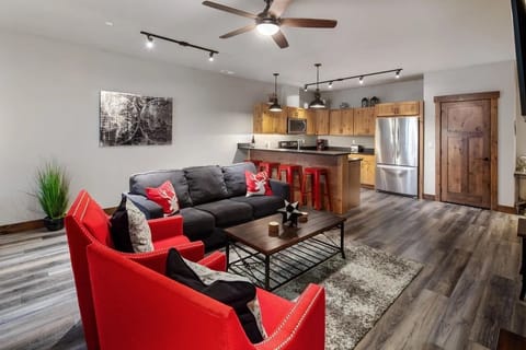 Family room and kitchen 