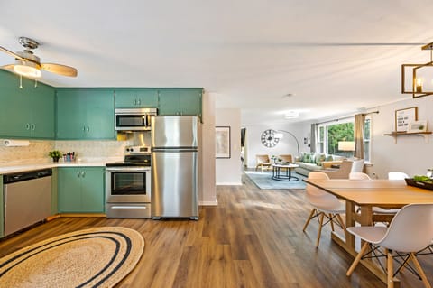 Kitchen and dining area