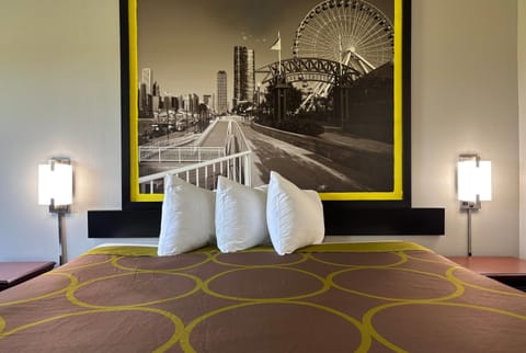 Desk, blackout drapes, iron/ironing board, free cribs/infant beds